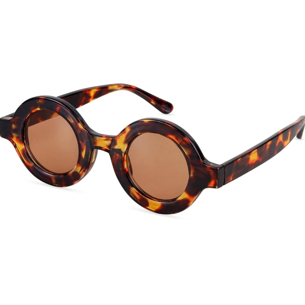 ❤️NWT UV John Lenon Round tortoise shell frame sunglasses